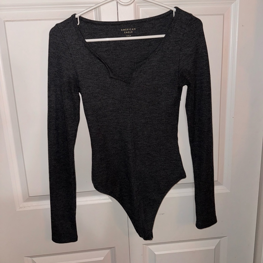 AE Dark Gray Bodysuit